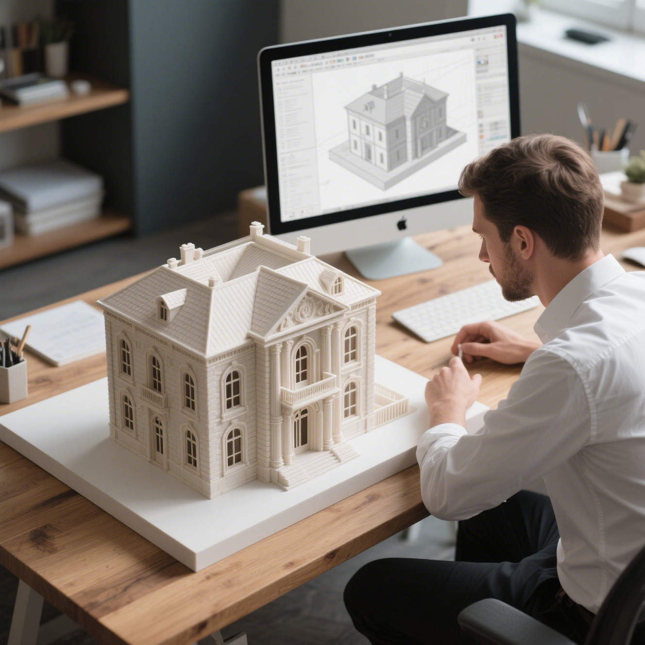 3D printed architectural models