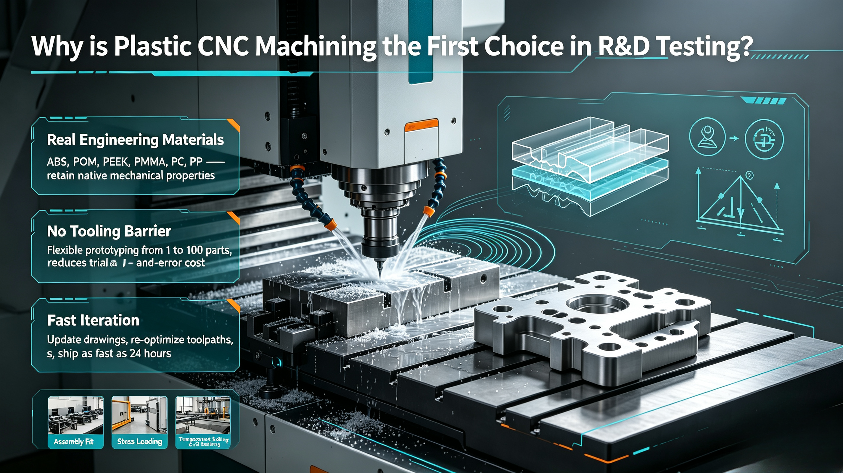 CNC plastic machining